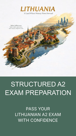Structured A2 exam preparation roadmap — pass your Lithuanian A2 exam with confidence